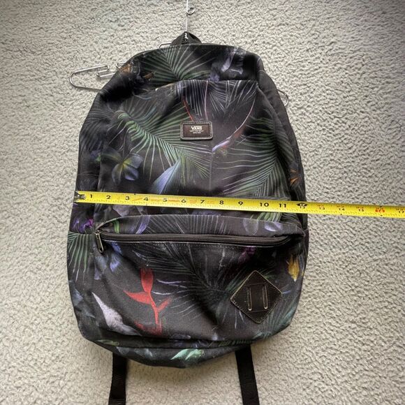Vans Off The Wall Backpack Book Bag Floral Tropical - Picture 3 of 12